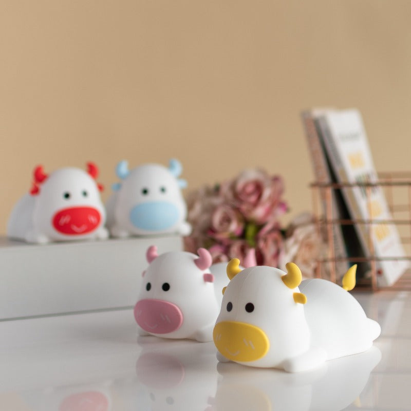 Cute Baby Cow Lamp Lamps June Trading   