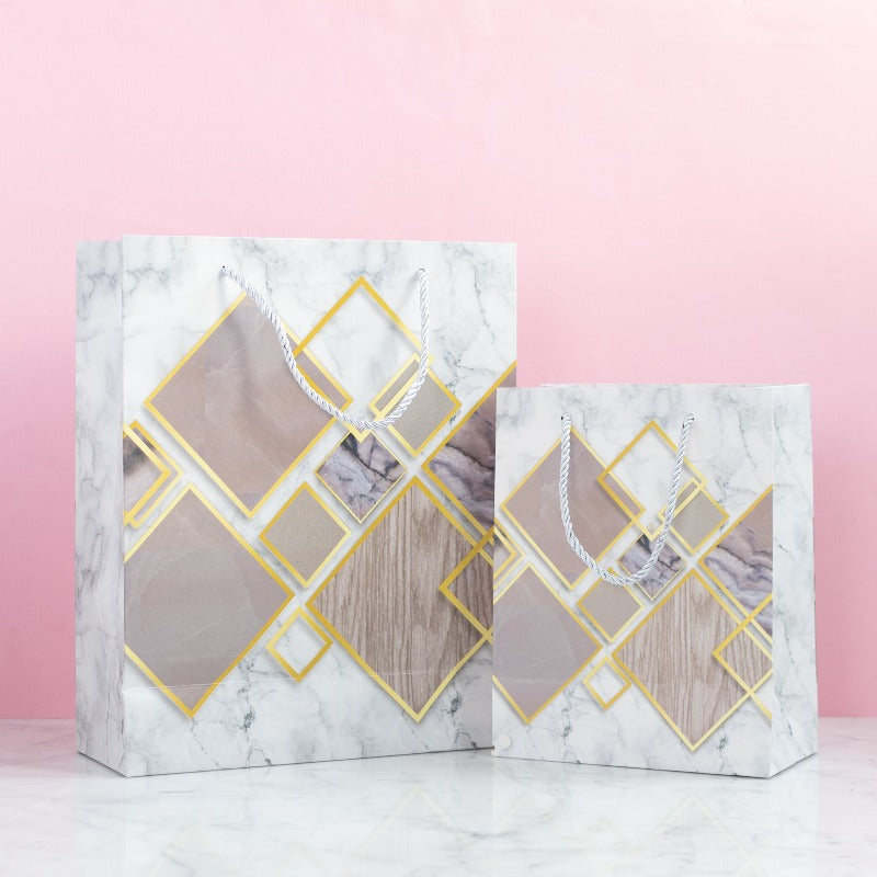 Squares Gift Bag (Set of 4) Gift Bag June Trading   