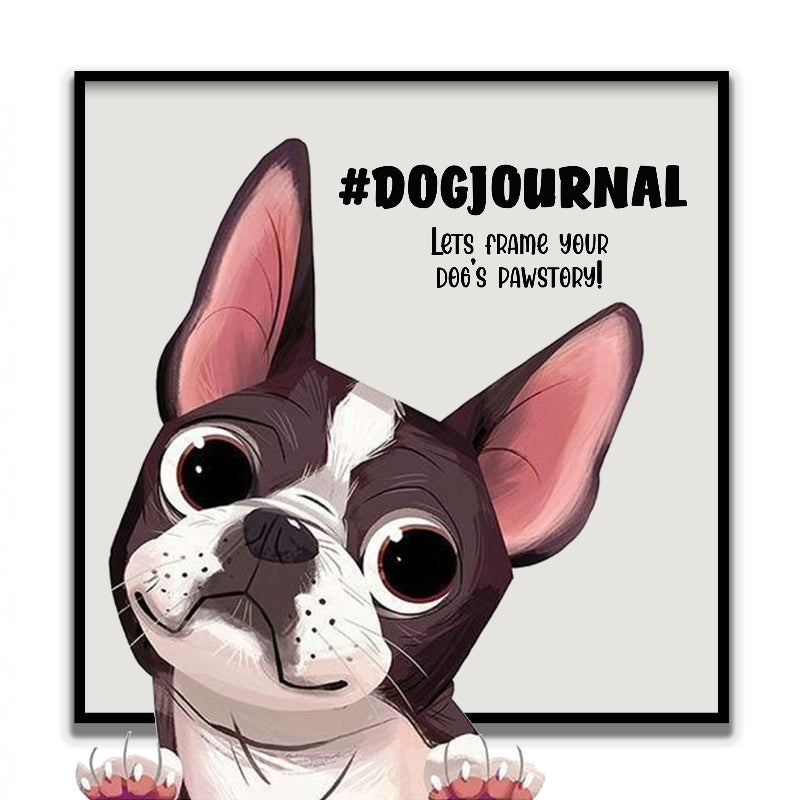 Pet Journal Frame Personalized Gifts VJ Impressions   