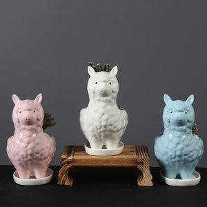 Llama Ceramic Pot For Plants Planters June Trading   