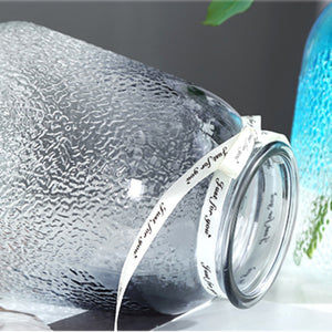 Elegant Frosted Glass Vase Vases June Trading   