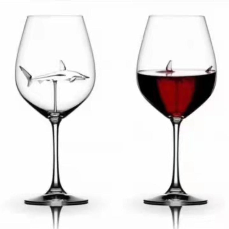 Shark Emerging Wine Glass Glasses June Trading   