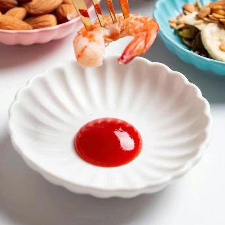 Wave Textured Small Plate Serving Plates June Trading   