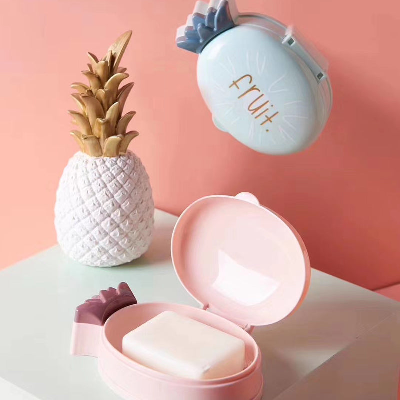 Pineapple Soap Dish Soap Dish June Trading Baby Pink  