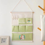 Unicorn Hanging Organizer (6 Pockets) Hanging organisers June Trading Mint Green  