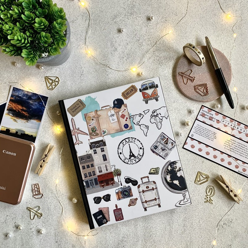 Globetrotter- Hardbound Notebook Notebooks Pipa Box   