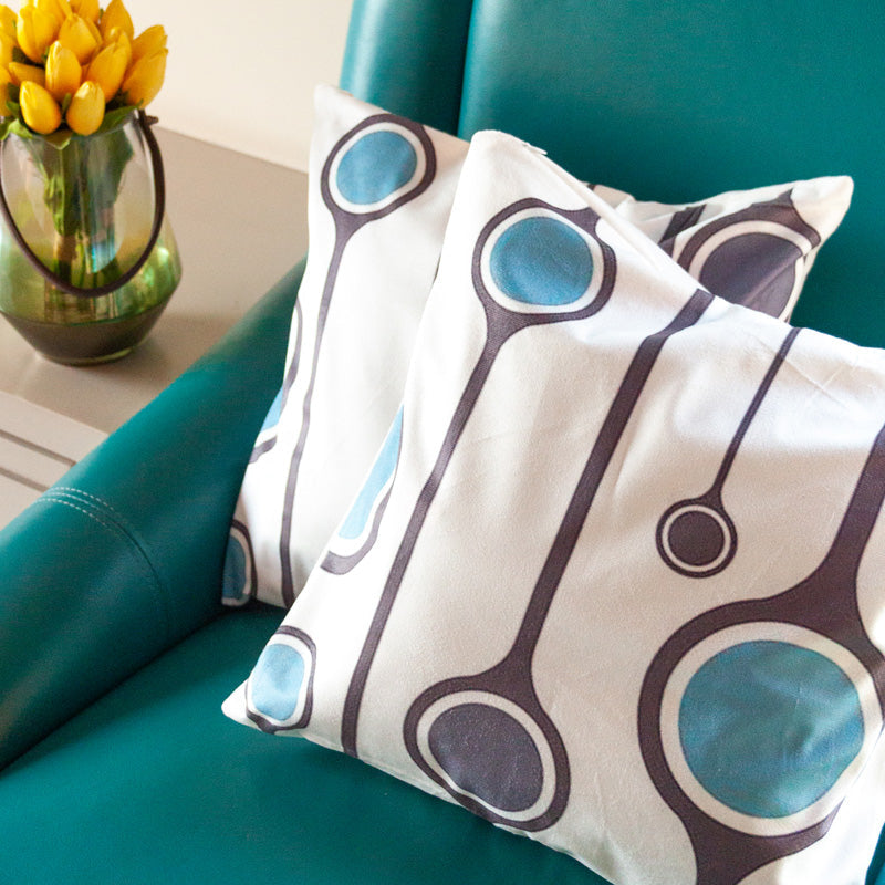 Concentric Circles Cushion Covers (Set of 2)