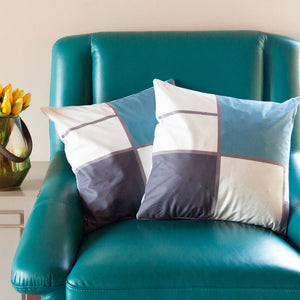 Quadrant Print Cushion Covers (Set of 2) Cushion Cover June Trading   