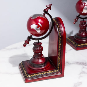 Wander World Wide Ruby Red Bookend Artifacts The June Shop   
