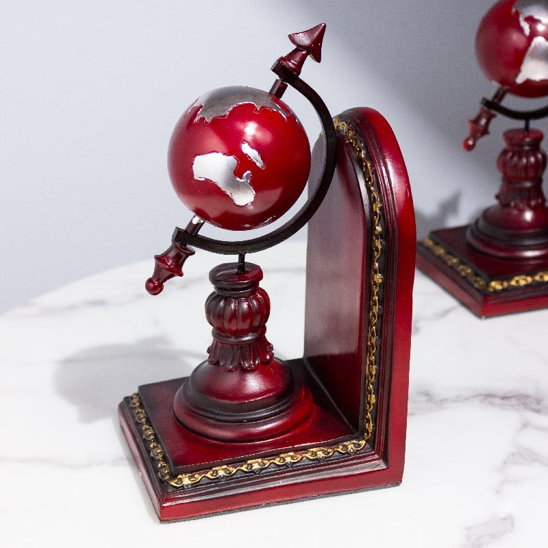Wander World Wide Ruby Red Bookend Artifacts The June Shop   