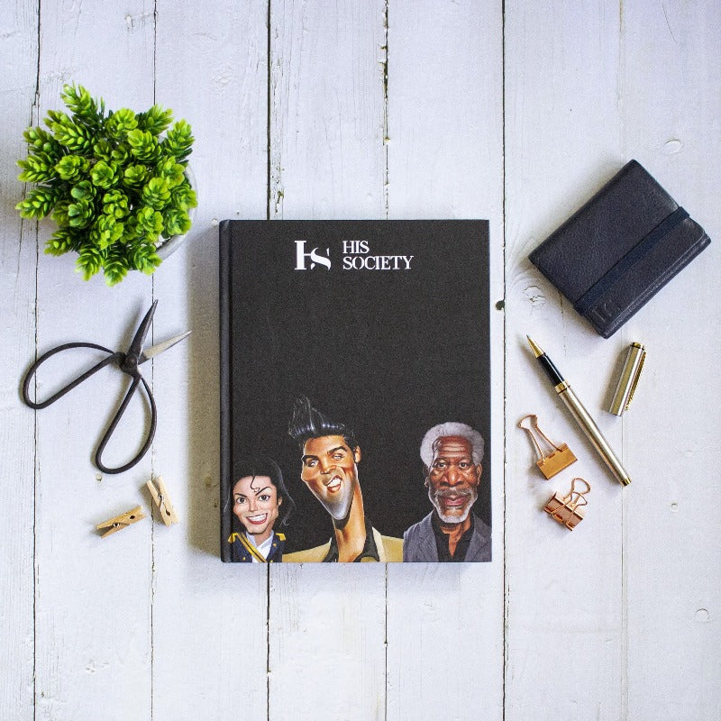 Tribute to Caricature - Hard Bound Notebook Notebooks Pipa Box   