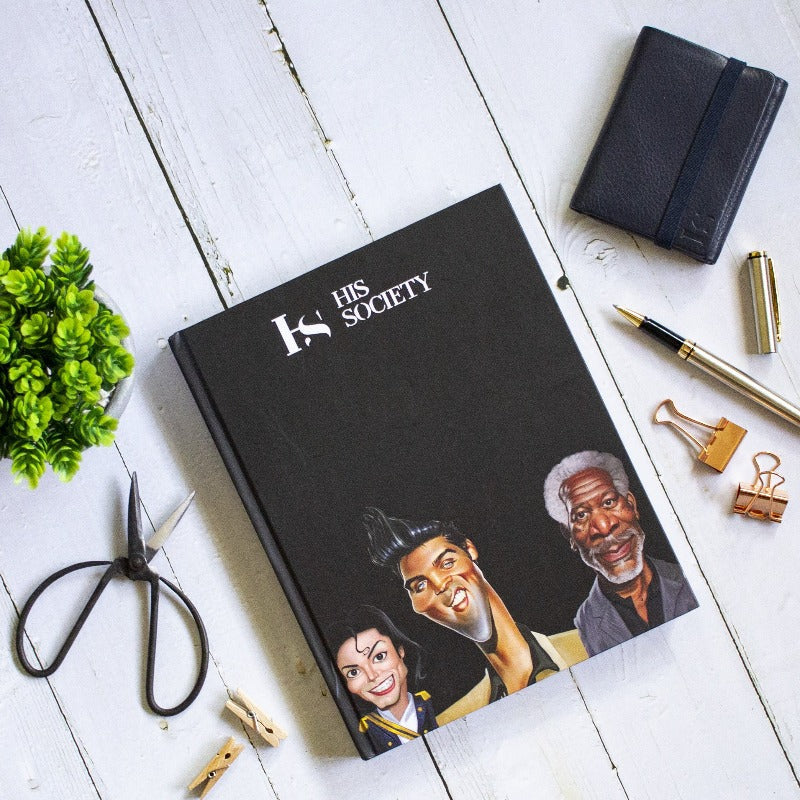 Tribute to Caricature - Hard Bound Notebook Notebooks Pipa Box   