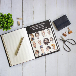 Tribute to Caricature - Hard Bound Notebook Notebooks Pipa Box   