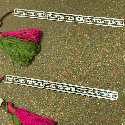 Gayatri Mantra Silver Plated Bookmark