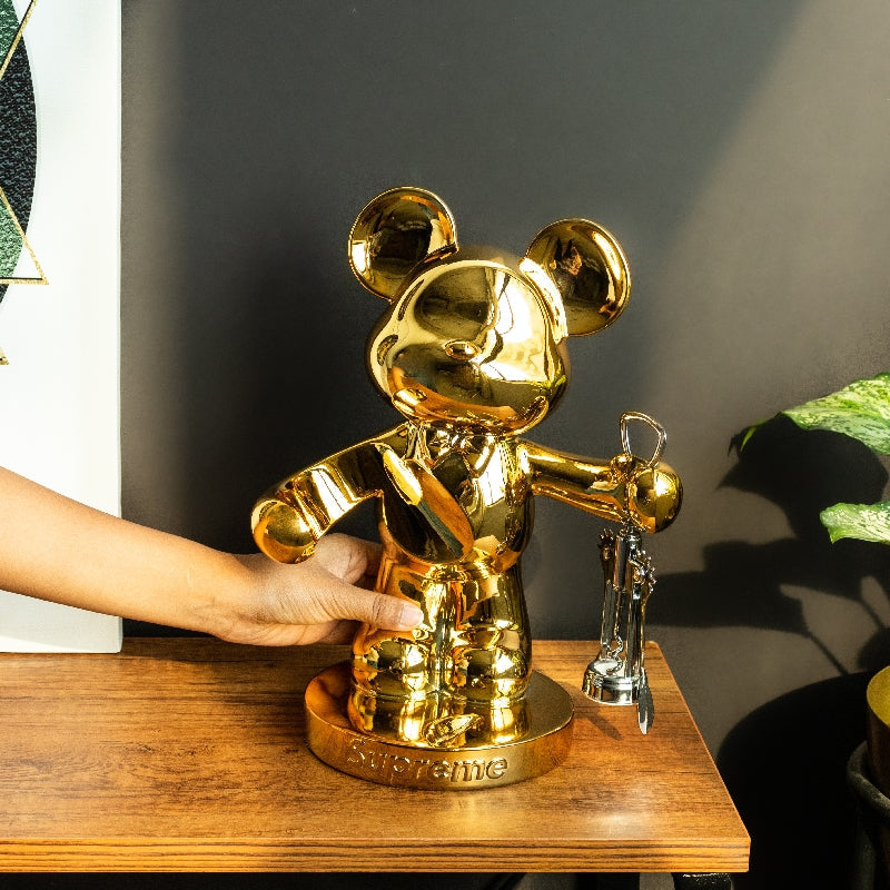 Gold State Of Mind Bear Sculpture