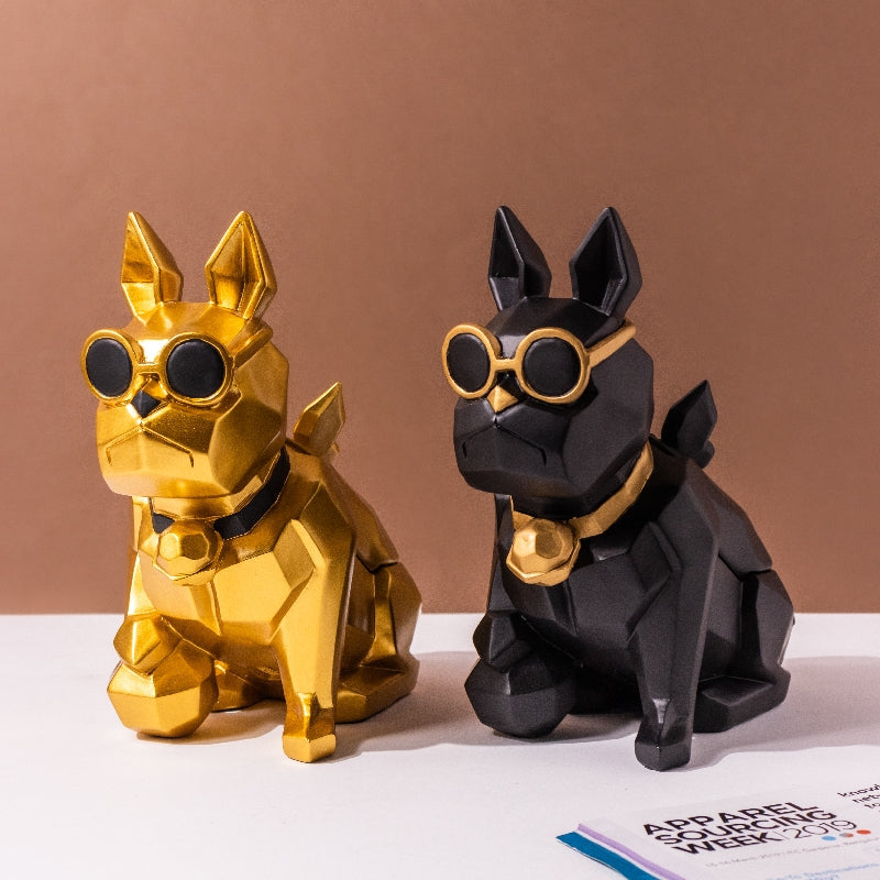 Resin Cool Pupper Sculpture Artifacts The June Shop   