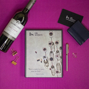 Wine lover - His Society Note Book Notebooks Pipa Box   
