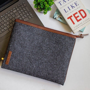 Lorenzo - Premium Felt Laptop Sleeve Laptop Bag Pipa Box   