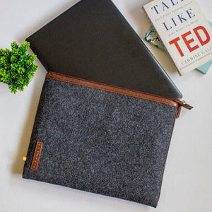 Lorenzo - Premium Felt Laptop Sleeve Laptop Bag Pipa Box   