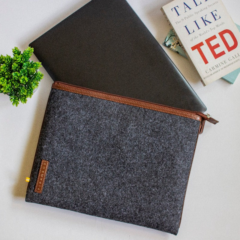 Lorenzo - Premium Felt Laptop Sleeve Laptop Bag Pipa Box   