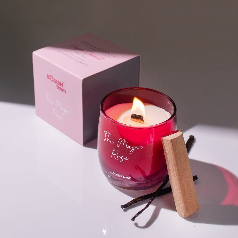 Squish Town - The Magic Ruse Aromatherapy Scented Candle Candles Bloomtown Brands   