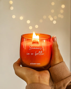 Squish Town - Summer In A Bottle Aromatherapy Scented Candle Candles Bloomtown Brands   