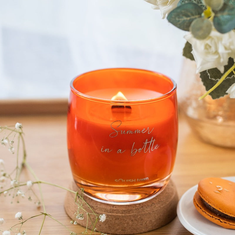 Squish Town - Summer In A Bottle Aromatherapy Scented Candle Candles Bloomtown Brands   