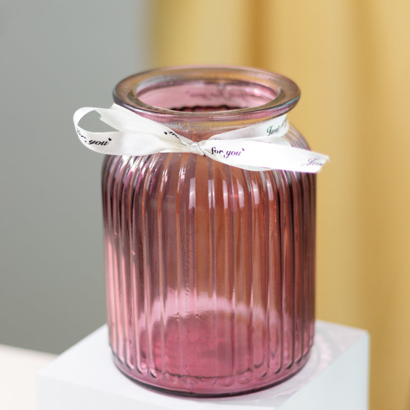 Florentine Solid Colour Glass Vase Vases June Trading   