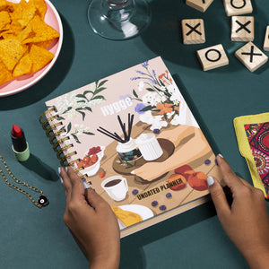 Undated Yearly Planner - Hygge (2023 Collection) + Ultimate Sticker Book Undated Planners June Trading   