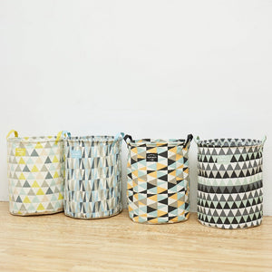 Vivid Geometric Laundry Basket for Home Laundry Bag June Trading   