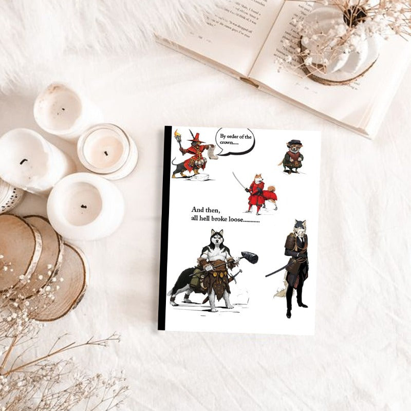 Society of Woof (Male)- Hardbound Notebook Notebooks Pipa Box   