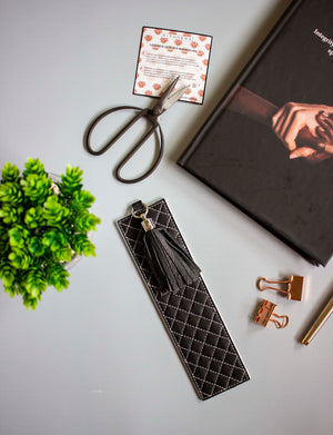 Tudor - Leather Bookmark Bookmarks Pipa Box   