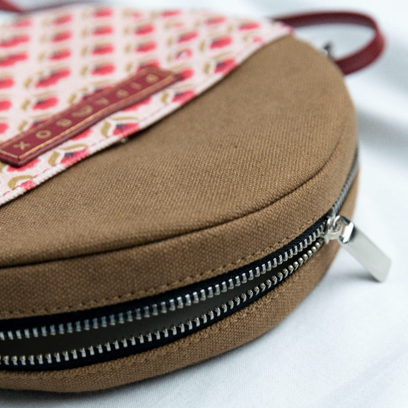 Floret - Canvas Sling Bag Shoulder Bag Pipa Box   