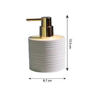 Ribbed Texture Matte Liquid Dispenser Soap Dispenser June Trading   