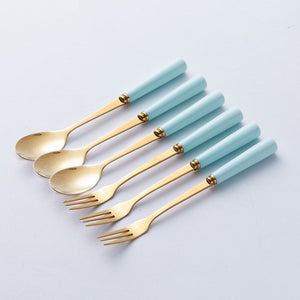 Empyrean Cutlery Stand With Spoon-Fork Set Cutlery Stand June Trading   