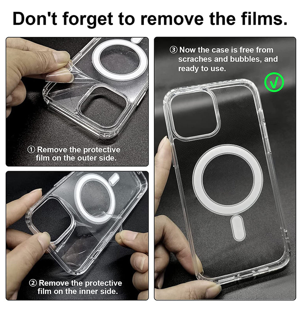 Ultra Hybrid MagSafe Back Clear Case For Apple iPhone 12 Pro Max iPhone 12 Pro Max June Trading   