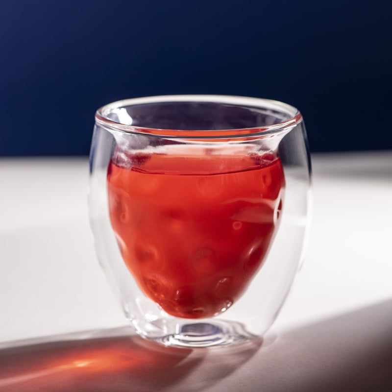 Hammered Texture Double Walled Glass Glasses June Trading   