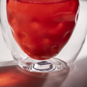 Hammered Texture Double Walled Glass Glasses June Trading   