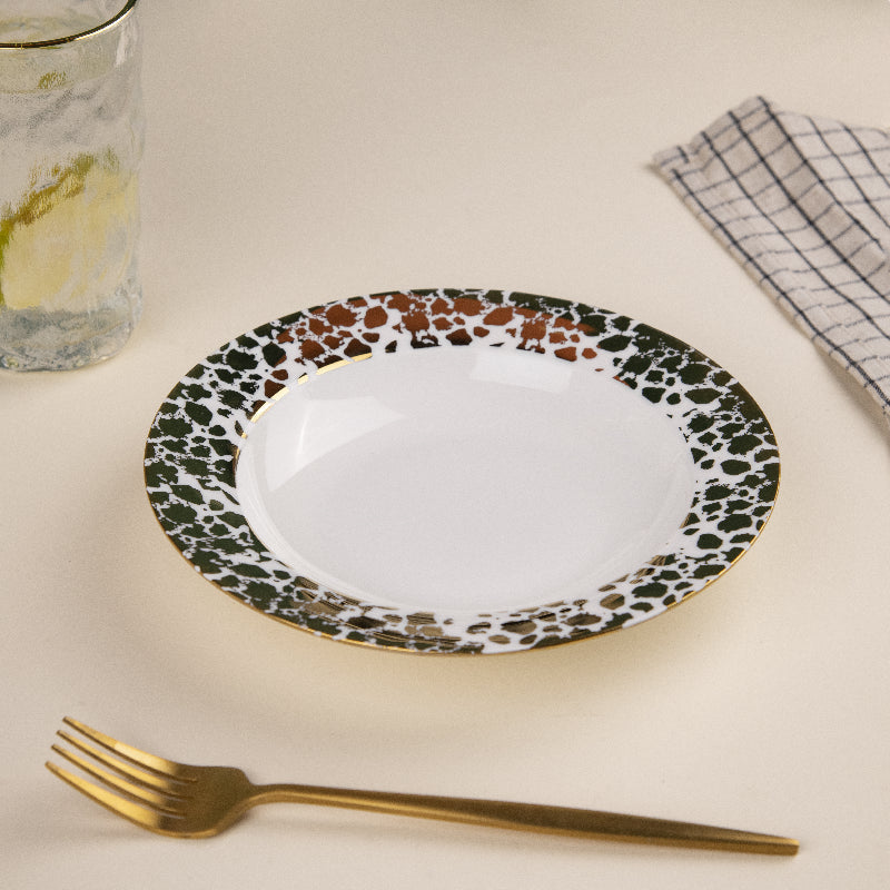 Aurulent Patchwork Rim Serving Plate