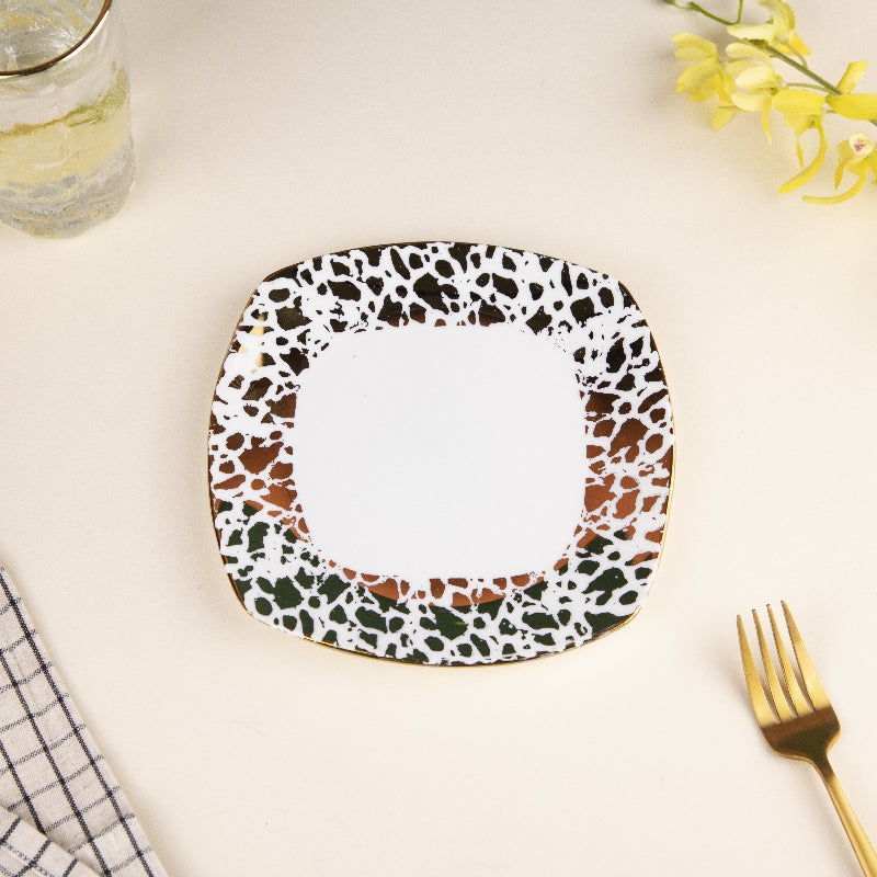 Aurulent Patchwork Square Starter Plate