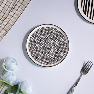 Minimal Seamless 6 Inch Snack Plate (Set of 4) Snack Plate June Trading   