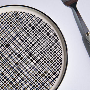 Minimal Seamless 6 Inch Snack Plate (Set of 4) Snack Plate June Trading   