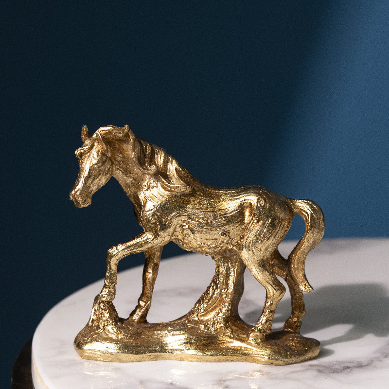 Aureate Striding Horse