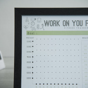 Work On You For You - Re-writable Planner Re-writable Planners June Trading   