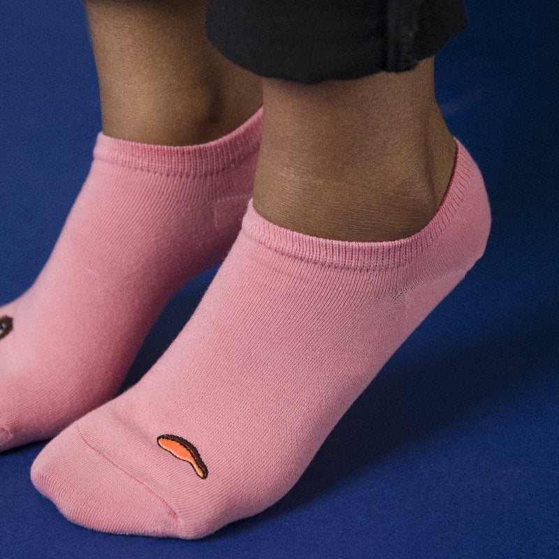 Cute Bear Pink Socks