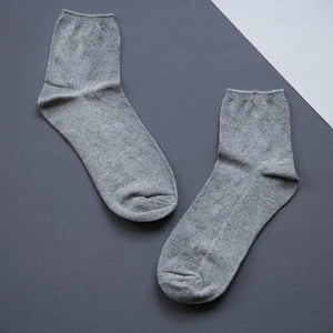 Fossil Grey Solid Socks Men Sock ERL   
