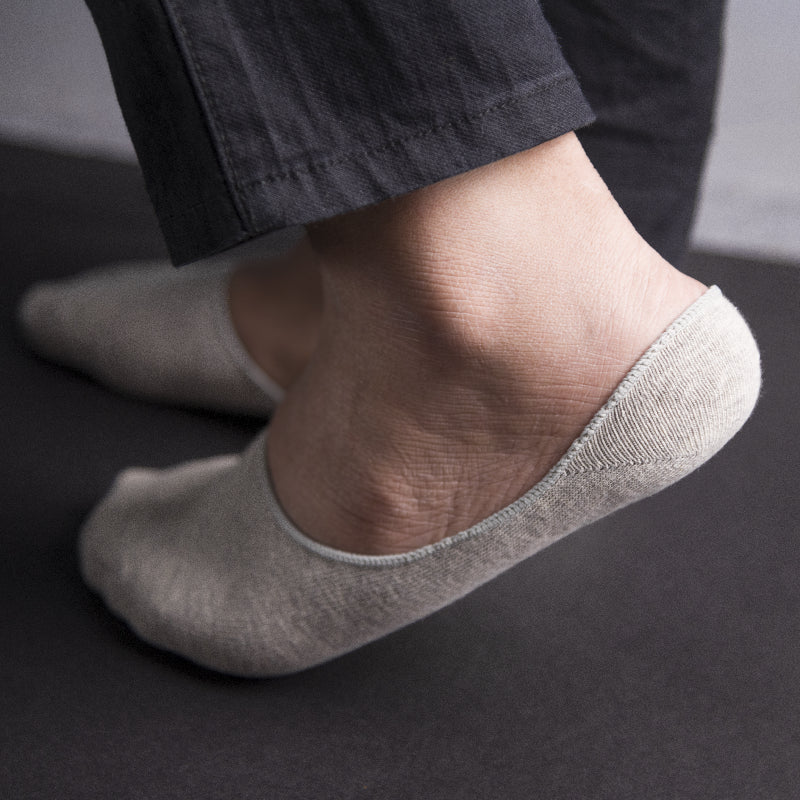 Cloud Grey Solid Socks Men Sock ERL   