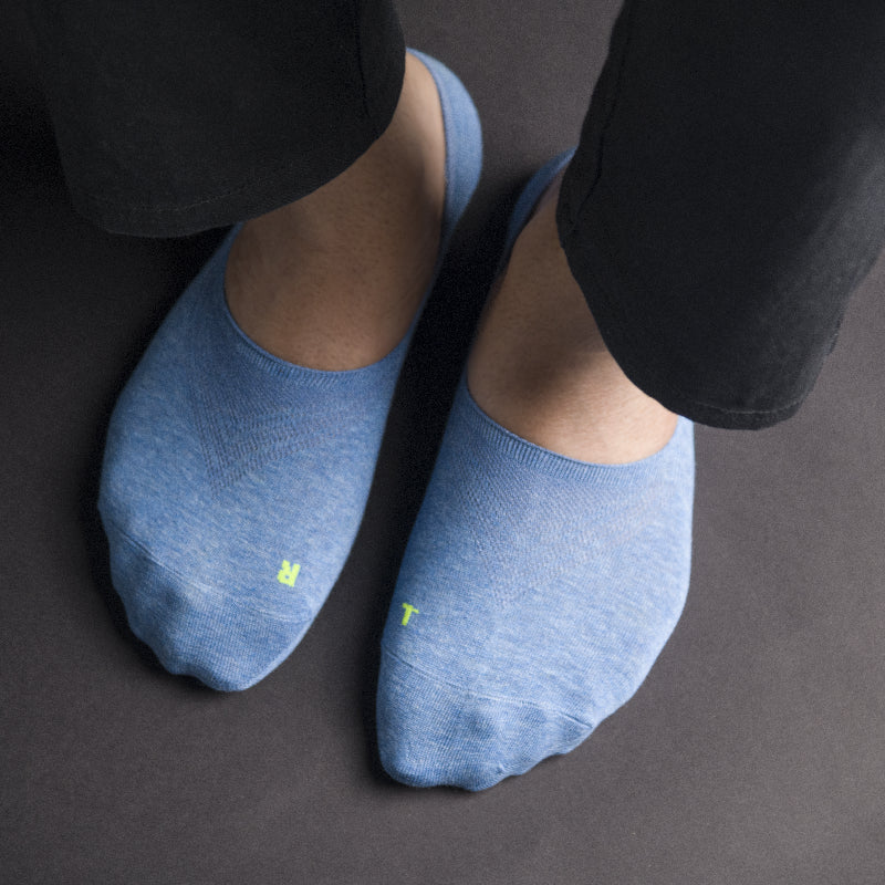 Iceberg Blue Solid Socks Men Sock ERL   