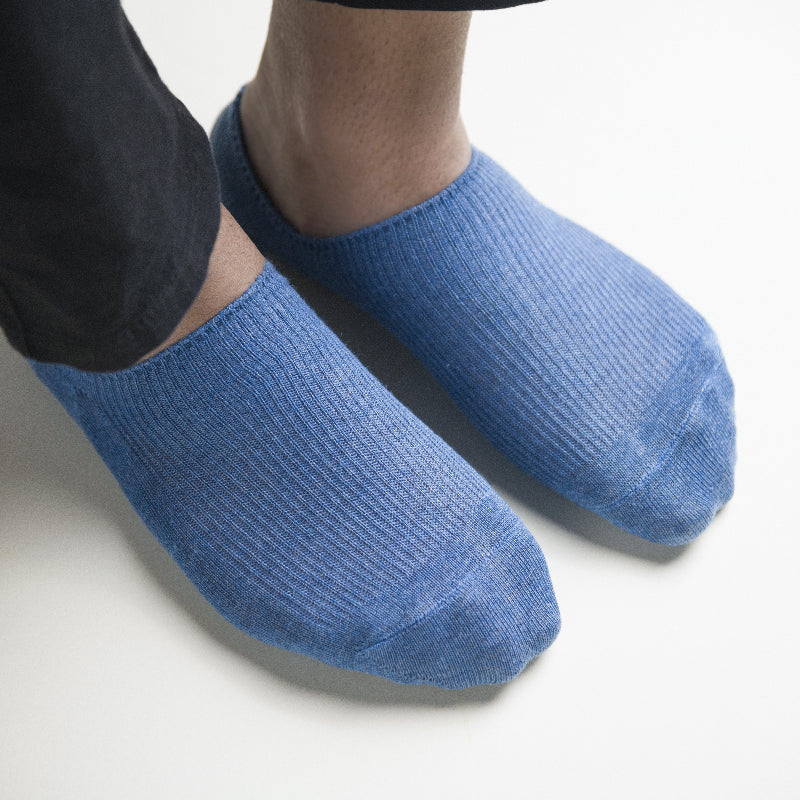 Yale Blue Solid Socks Men Sock ERL   