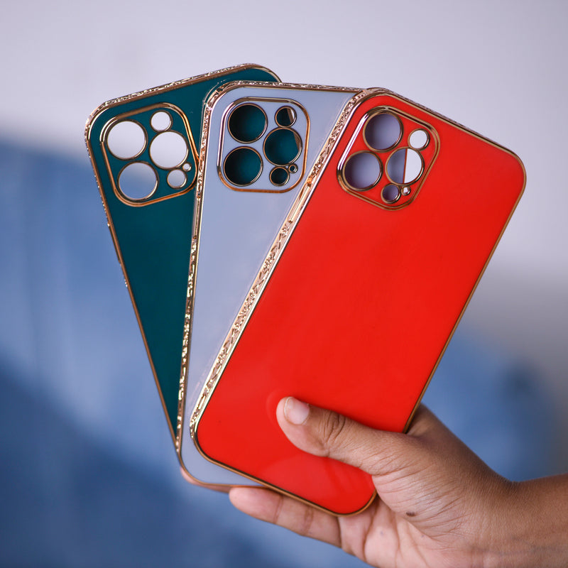 Rose Gold Carved Edge Luxury iPhone 11 Pro Max Case